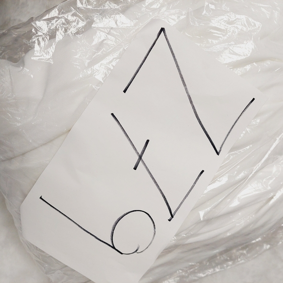 New Mac Duggal 12231 White Beaded Cuff Drop Shoulder Faux Wrap Gown Dress Z79 - Picture 11 of 11